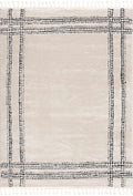 Ryuu Black & White Area Rug - Clearance